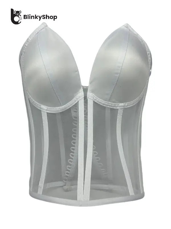 Corset pentru Rochii Alb Tulle(1)
