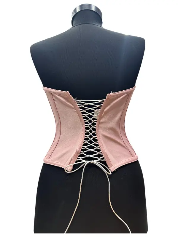 Corset pentru Rochii Satin sistem inchidere(4)