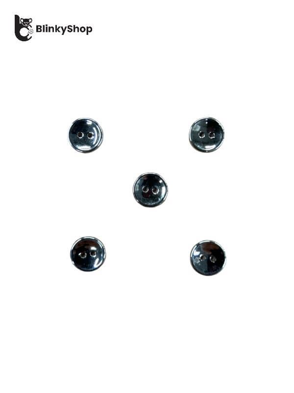 Nasturi Aurii 10mm, plati, cu contur proeminent